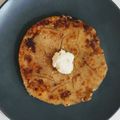Chandra kamdar का कुकस्नैप जब उन्होंने चीनी मलाई पराठा(chini malai paratha recipe in hindi) बनाया था।