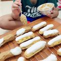 Cooksnap dari citra untuk resep Red velvet Eclairs