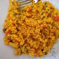 El cooksnap de Maite Banos cuando hizo Arroz con choupa (pota).