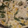 El cooksnap de Paóla Ávila cuando hizo Pollo con rajas poblabas.