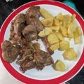 El cooksnap de José Corbalan González cuando hizo Conejo al ajillo.