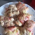 El cooksnap de Hortensia cuando hizo Rollitos de pollo con tocineta.