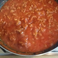 El cooksnap de Elisabeth Miranda cuando hizo Salsa boloñesa.