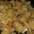 El cooksnap de Maria Belén Lizardía cuando hizo Revuelto de papas.