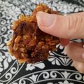 El cooksnap de anahi bouzon cuando hizo Cookies de avena y coco sin manteca con chips.
