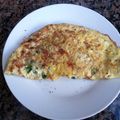 Kuwor's cooksnap of when they made egg and cheese omelet..
