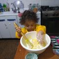 El cooksnap de Victoria Bustos Robles cuando hizo Queque de avena, chocolate y manzana.