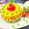 Poonam Varshney का कुकस्नैप जब उन्होंने तिरंगा चावल (tiranga chawal recipe in Hindi) बनाया था।