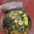 ÝTumpa Bose's cooksnap of when they made বড়ি দিয়ে পুঁইশাক (Bori diye pui shak recipe in Bengali).