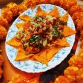 Mukti Bhargava का कुकस्नैप जब उन्होंने नाचोस मैक्सिकन भेल (Nachos mexican bhel recipe in Hindi) बनाया था।