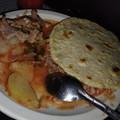El cooksnap de Yulissa Hernandez cuando hizo Bistec con papas en salsa roja.
