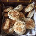 El cooksnap de stephanieloustau cuando hizo Scones de queso y oregano! Los peques los aman!.