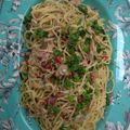 Cooksnap dari Chenthy Azalach untuk resep Spaghetti Tuna Sambal Matah