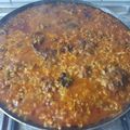 El cooksnap de Benalmádena cuando hizo 🇪🇸 Arroz en paella con conejo y alcachofas 🇪🇸.