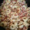 El cooksnap de Sara García Ramajo cuando hizo Tortelini ala rabiata.