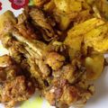 El cooksnap de Amalia Fernandez cuando hizo Muslos de pollo al ajillo con patatas.