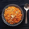 Sarita Srivastava's cooksnap of when they made Gajar Ka Halwa / Carrot Halwa.
