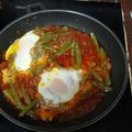 El cooksnap de laura cuando hizo Judías con pisto y huevo.