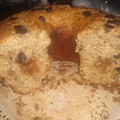 El cooksnap de Macarena Quire cuando hizo Budín de banana y chips de chocolate.