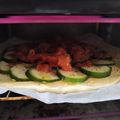 El cooksnap de Maria Mesa cuando hizo Tarta de tomate y calabacín.