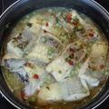 El cooksnap de Beaeo Mundo cuando hizo Merluza en salsa verde.