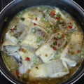 El cooksnap de Beaeo Mundo cuando hizo Merluza en salsa verde.