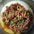 Cooksnap dari Tasia Sakuntala untuk resep Chinese Steam Eggs (tim putih telur) dgn Daging Cincang