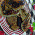 El cooksnap de Verito cuando hizo Panqueques de Banana.