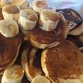 El cooksnap de Stefania Lario cuando hizo Hotcake con banana y miel.