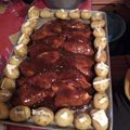El cooksnap de Katya Vazquez cuando hizo Pollo a la barbiquiu.