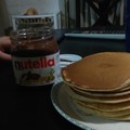 El cooksnap de Belky Montero cuando hizo Panqueques americanos.