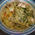 El cooksnap de Paulina Ponce cuando hizo Zapallo italiano con crema con pollo y champiñón.
