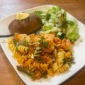 Elyse Rose's cooksnap of when they made Shrimp Garden Rotini.