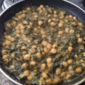 El cooksnap de Mari Jose Fraidia cuando hizo Espinacas con garbanzos.