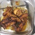 El cooksnap de Gloria Castillo cuando hizo Buffalo wings (caseras).