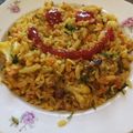Keya Mandal's cooksnap of when they made সবজি পোলাও (Sobji pulao recipe in bengali).