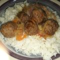 El cooksnap de Yessica Piriz cuando hizo Mis albóndigas con arroz.