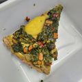 El cooksnap de Daiana Colombo cuando hizo Tarta de zucchini saludable, con masa 100% integral.