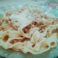 El cooksnap de Manuel Diaz cuando hizo Tallarines caseros con Bolognesa 🍝💕.