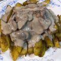 کوک اسنپ mona بعد از امتحان کردن سیب زمینی تنوری🍟 با سس قارچ 🍄😋.
