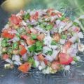 Aruna Thapar's cooksnap of when they made Pico de Gallo salsa.