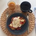 Cooksnap de Sílvia Calero quando cozinhou Ovos Benedict com Abacate.