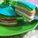 Cooksnap dari BunjiBunjen untuk resep Rainbow Pancakes dengan Madu dan Ice Cream