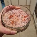 El cooksnap de luluu cuando hizo Hummus de Porotos Negros.