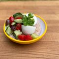 21st century foxy's cooksnap of when they made Greek Pork Souvlaki with Greek Salad and Flatbread.