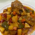 El cooksnap de purichi reyes romera cuando hizo Pollo al Chilindrón.