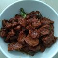 Cooksnap dari Ermi Jumiana untuk resep Daging kambing Bumbu kecap Pedas Manis