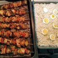 El cooksnap de Gabriela Diez cuando hizo Pincho de cerdo a la Canaria.