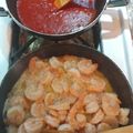 El cooksnap de Mariselala Lara Leyva cuando hizo Camarones a la Diabla a mi Estilo♡.