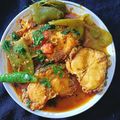 Kajol Banerjee 's cooksnap of when they made শিম দিয়ে মাছের ঝোল (shim diye macher jhol recipe in bengali).